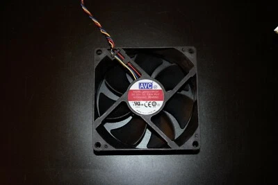AVC Black Cooling Case Fan 12v 0.41A (DS09225R12H) - Image 1 of 2
