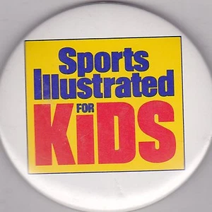 PINBACK DE COLECCIÓN 3" #38-002 - PUBLICIDAD - DEPORTES ILUSTRADOS PARA NIÑOS - Imagen 1 de 1