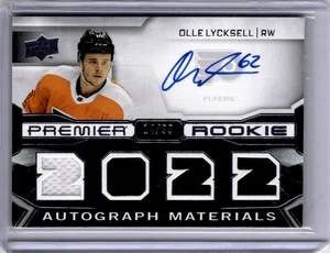 Olle Lycksell 2022 Premier RPA 14/99 2022-23 Upper Deck Premier #PRA-OL - Picture 1 of 2