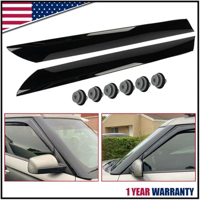 Par de molduras exteriores de pilar de parabrisas para Kia Soul 2010-2013 2 piezas diestro+derecho Foto 1 de 4