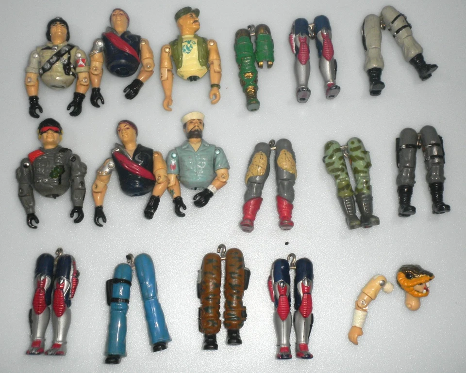 Figura de acción años 80 piezas vintage G.I. GI Joe Cobra Lote 3.75 ARAH Reparación Foto 1 de 1