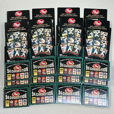1994 Post Baseball Collector Cards Complete Sets - 16 individual box sets SEALED - Image 1 of 3