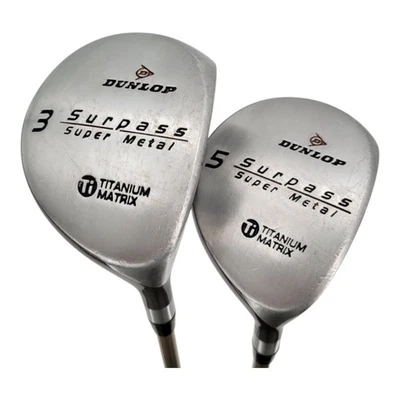 Dunlop Surpass Titanium Matrix 3 and 5 Fairway Wood RH Ladies Graphite Shafts - Image 1 of 4