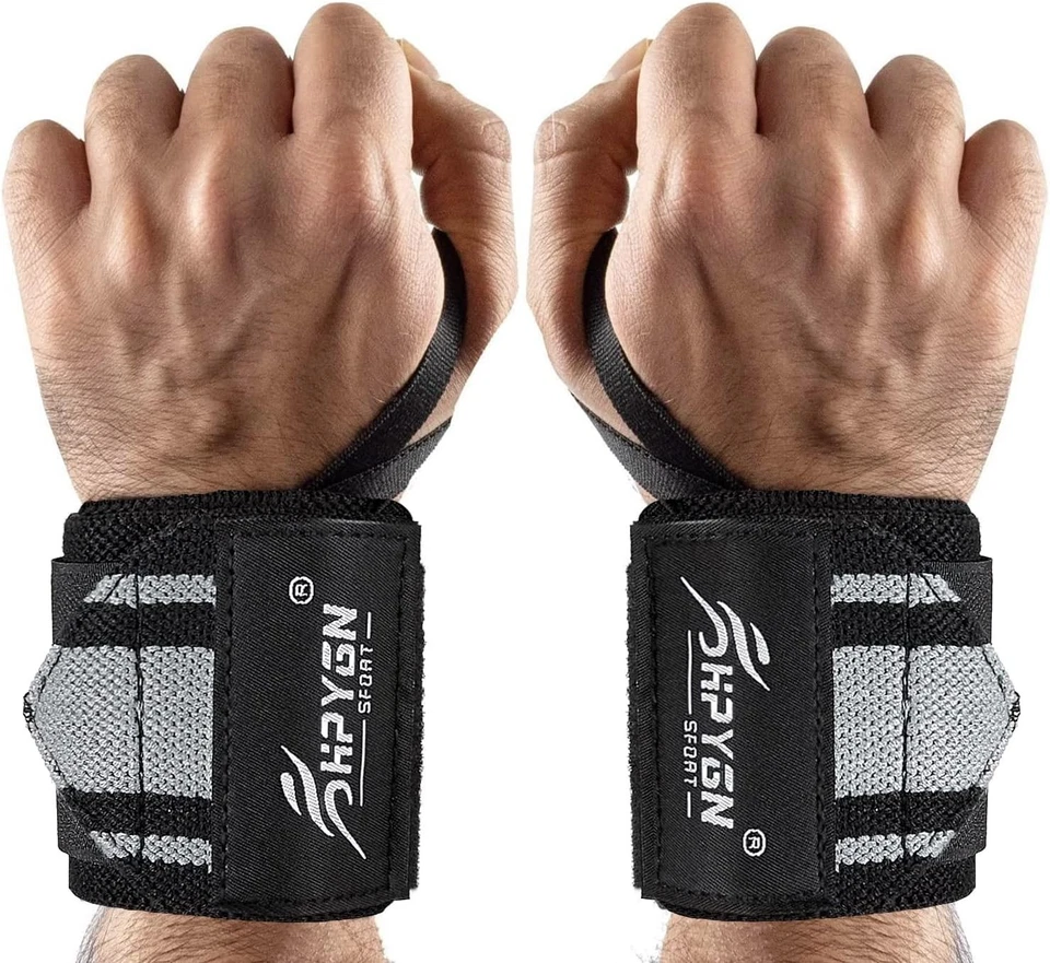 Wrist Wraps, Wrist Support for Weightlifting, Powerlifting, Strength Training, B - image 1 of 4