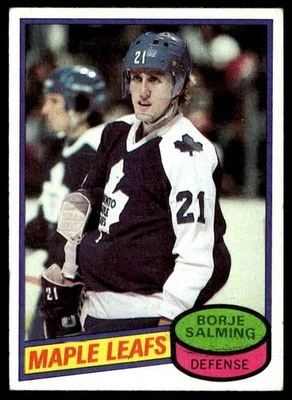 1980-81 Topps Borje Salming Toronto Maple Leafs #210 - Image 1 of 2