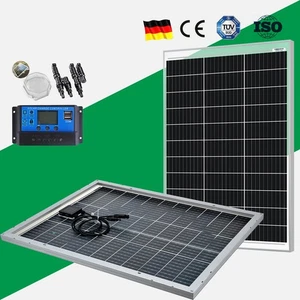 200W 12V Bifaziale Monokristallin Solarpanel Solarmodul Photovoltaik Wohnmobil - Bild 1 von 12
