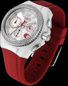 TechnoMarine Cruise Women's Watch 40mm Red/White With Interchangeable Strap - Picture 1 of 7