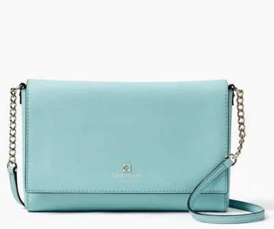 Kate Spade Charlotte Street Alek Soft Aqua Tiffany Blue Crossbody Bag NEW - Image 1 of 4