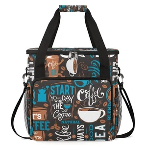 Blue Coffee Cafe Maker Carrying Bag Travel Case Compatible with Keurig K-Mini... - Picture 1 of 7