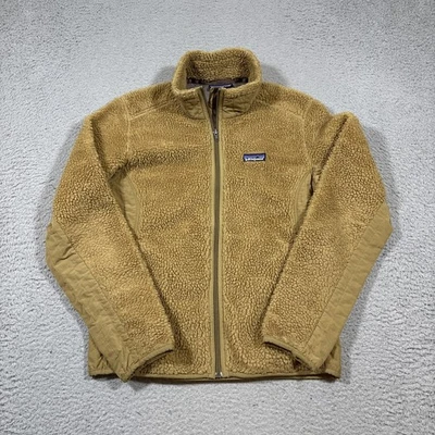 Patagonia Women Sz M Brown Retro X Deep Pile Jacket Fleece Full Zip - Image 1 of 4