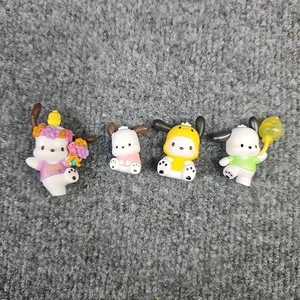 PERSONAJES SANRIO Mini Figura Pochacco BANDAI Japón Lote X 4 - Imagen 1 de 11