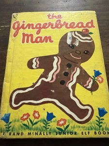 Vintage The Gingerbread Man 1954 Rand McNally Storytime Book - Picture 1 of 2