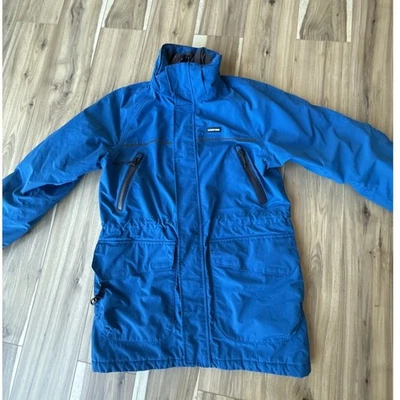 ¡LANDS END MUY BONITO!  CHAQUETA ABRIGO PARKA INVIERNO HOMBRE M 38-40 AZUL *sin capucha Foto 1 de 4