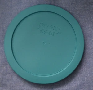 Pyrex Storage #7201 Teal Greenish-Blue 6.25" Round Plastic Replacement Lid Cover - Picture 1 of 1