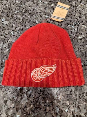 Gorro rojo hockey vintage Detroit Red Wings nuevo con etiquetas OSFM NHL Foto 1 de 4