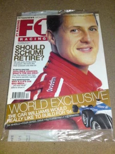 F1 RACING - 2004 RULE CHANGES Dec 2003 - Picture 1 of 1