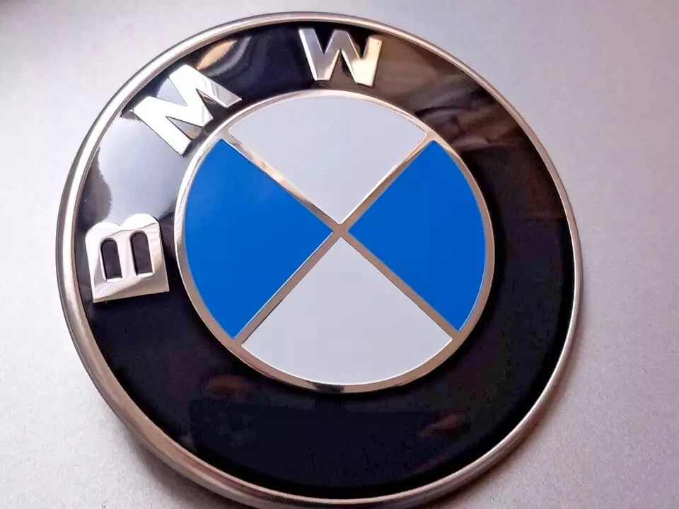 Logotipo emblema emblema capó delantero o maletero trasero bmw 82mm Foto 1 de 4
