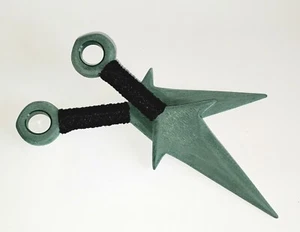 Training Ninja Kunai Messer Paar Messer Jade Polypropylen Kampfsport Ninjutsu - Bild 1 von 3