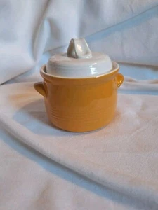 mikasa sugar bowl with lid Orange And White C8200 - Picture 1 of 7