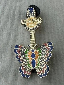 Hard Rock Cafe pin Bahrain Hippie Butterfly Guitar series 2010 LE - Picture 1 of 6
