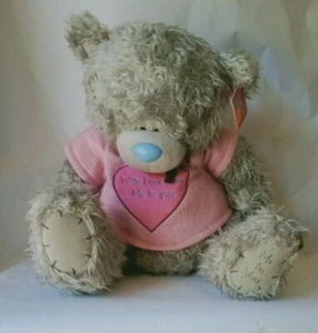 me to you tatty teddy carte blanch (dress up love heart pink t - shirt 42cm ) - Picture 1 of 5
