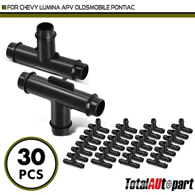 30Pcs Sunroof Cover Tee Connectors for Chevrolet Lumina Pontiac Oldsmobile Nylon - Image 1 of 4