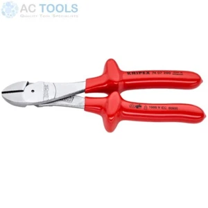 Knipex Diagonal Cutters 200mm (Insulated 1000V) - 7407200 - Picture 1 of 4