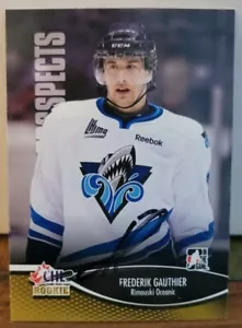 AUTOGRAPHED 12-13 ITG Heroes & Prospects Frederik Gauthier #42 NEW JERSEY DEVILS - Picture 1 of 3