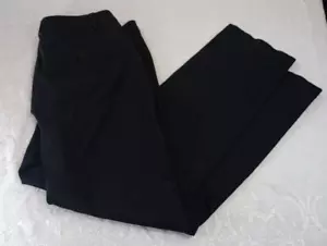 Talbots Women's Black Chino Pants 27.5" Inseam High Waist Slim Curvy Size 8 - Picture 1 of 16