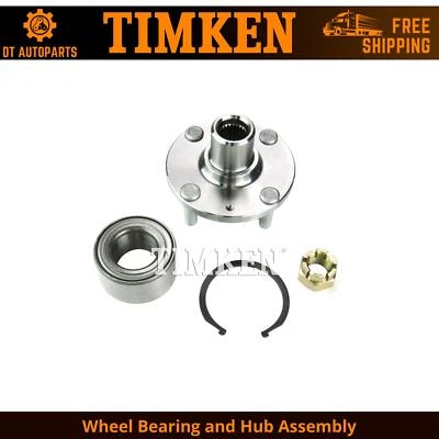 Conjunto de cojinete de rueda y buje delantero Timken 2007 2008 para Kia Rio 2006-2011 tracción delantera Foto 1 de 4