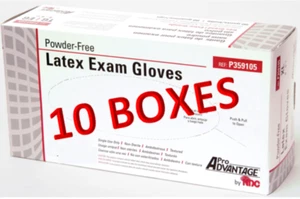 Guantes de examen médico 1000 Case XL LÁTEX SIN POLVO Pro-Advantage extra grandes - Imagen 1 de 1