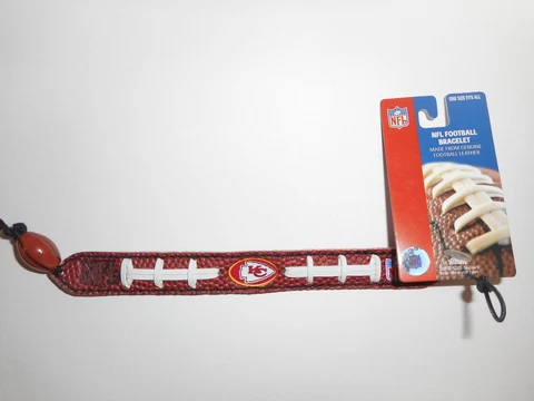 KANSAS CHIEFS FOOTBALL Seam Bracelet ONE SIZE FITSALL Cover