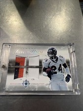 2006 champ bailey exquisite game used 3 color super patch 3/10