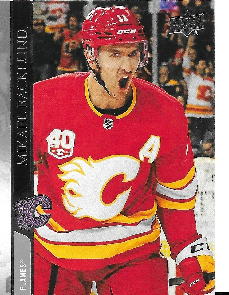 20-21 2020-21 Upper Deck Mikael Backlund #26-Flames - Image 1 of 1