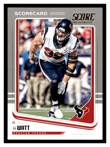 2018 Score Scorecard #127 J.J. WATT Houston Texans ~B7O