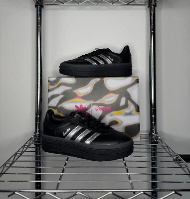 Mujer - Adidas Gazelle Bold x Pabllo Vittar 'Negro Plata' IH8063 Foto 1 de 4