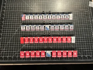 CHEXX USA & USSR Lake Placid 1980 Olympic Mini Banner Rafter Set - bubble hockey - Picture 1 of 7