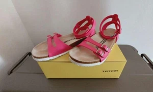 Womans Birkenstock TATAMI Pink Ankle Buckle Strap Sandals Size EU39 - Picture 1 of 4