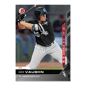 2019 TOPPS NOW BOWMAN NEXT #T-16 ANDREW VAUGHN - CHICAGO WHITE SOX PROSPECT - Picture 1 of 2