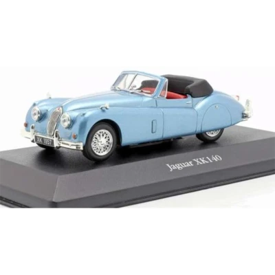 Atlas Editions - Jaguar XK140 (blau) - Modell Maßstab 1:43 - Bild 1 von 2