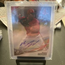 2016 Bowman Platinum Top Prospects Auto Boston Red Sox Rafael Devers #TPA-RD 