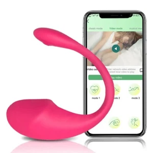 Drahtlose-Bluetooth-G-Spot-Dildo-Vibrator-Tragen-Vibro-ei-Clit-Sex-Spielzeug.... - Bild 1 von 8