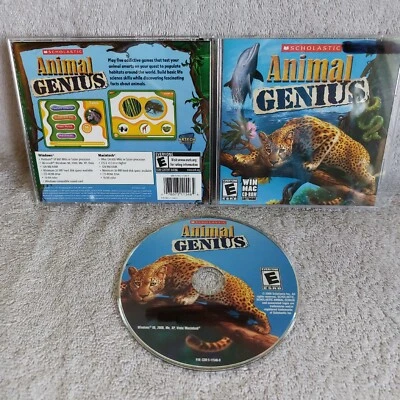 Scholastic ANIMAL GENIUS PC CD-ROM 2008 WIN MAC * EXC. COND. - Image 1 of 4