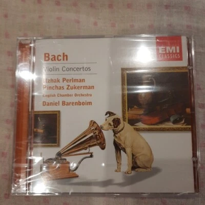 Bach Violin Concertos EMI CLASSICS CD PERLMAN ZUKERMAN BARENBOIM SEALED - Image 1 of 4