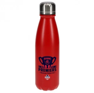 126617 MELBOURNE DEMONS 2021 AFL PREMIERS 500ML ALUMINIUM DRINK WATER BOTTLE - Picture 1 of 1