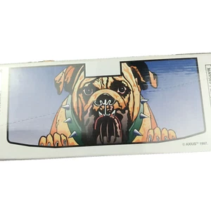 Vintage AUTO-SHADE Cardboard Sunshade BULLDOG Adjustable Size New Sealed Visor - Picture 1 of 13