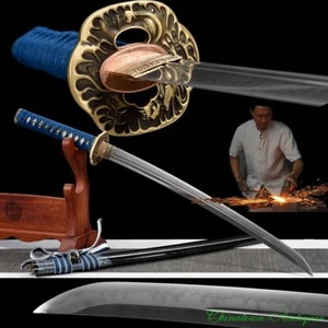 Kogarasu-Maru Wakizashi Katana Japanese Aryaacalanatha Sword Samurai Sharp #1178 - Picture 1 of 24