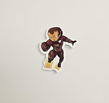Iron Man Animated Flying Character Laptop Sticker Waterproof Skateboard Decal 