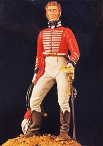 PEGASO MODELS 54-080 - OFFICER 4th DRAGOON GUARDS, G. B. 1806 - 54mm METAL KIT - Imagen 1 de 2