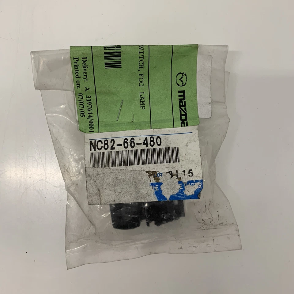 MX5 Rear Fog Lamp Light Dashboard Switch Genuine Mazda NC8266480 - Image 1 of 1